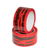 PP Signalklebeband "Bruchgefahr" - 3-sprachig